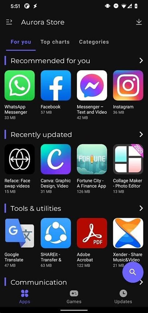 aurora app store apk download